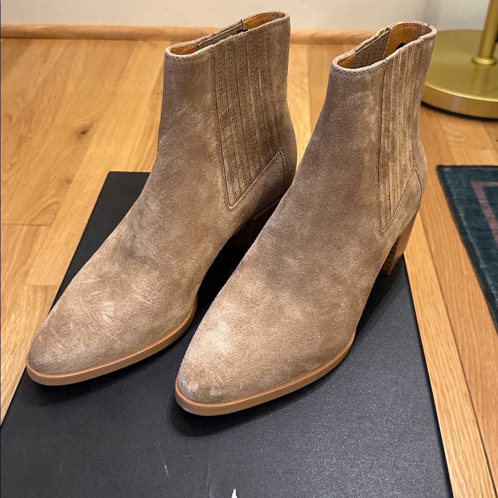 rag & bone Rover Camel Suede Bootie - Picture 5 of 9
